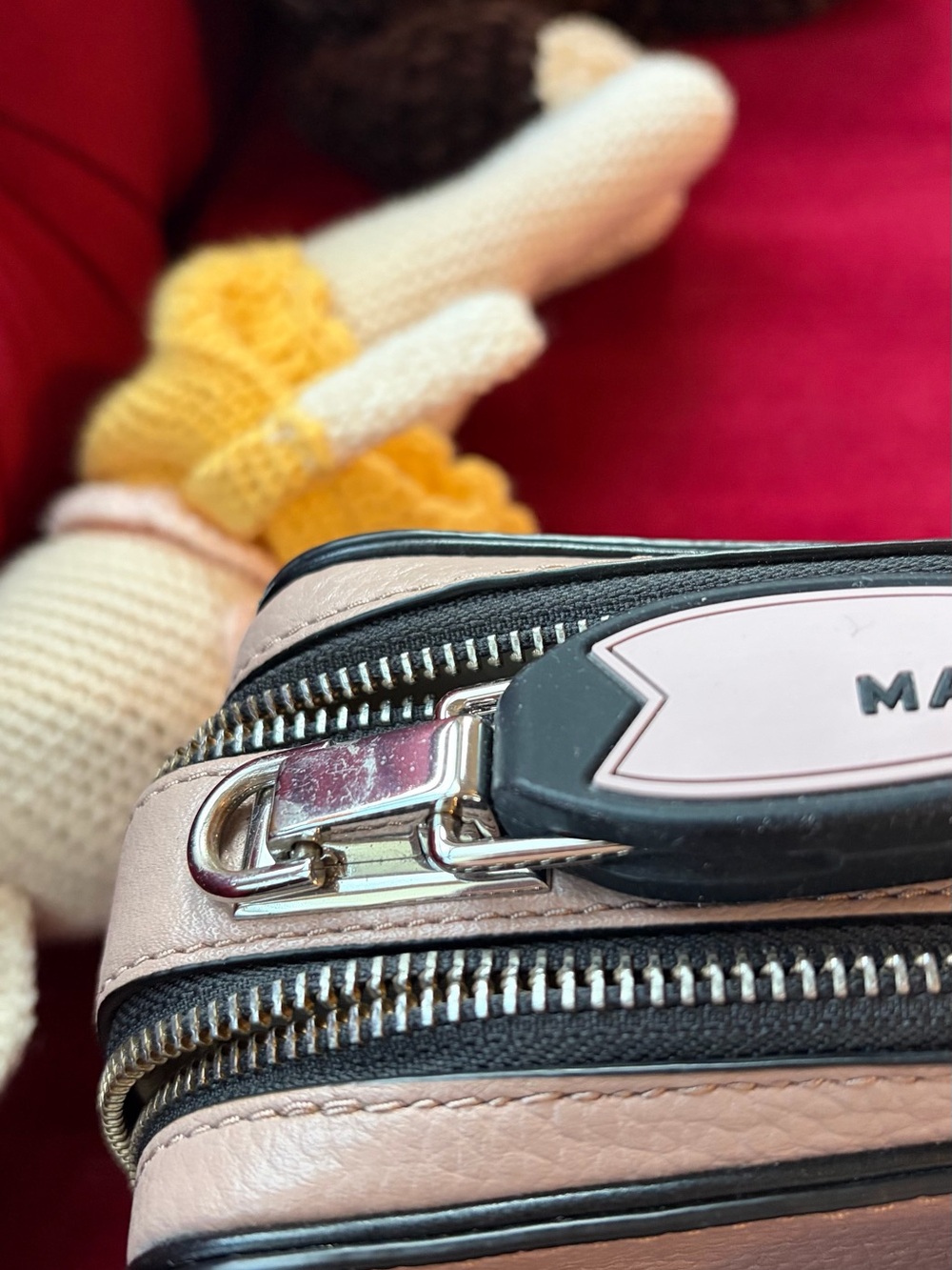 Marc Jacobs Blush Pink (more natural color)Leather crossbody Bag - Picture 10 of 12
